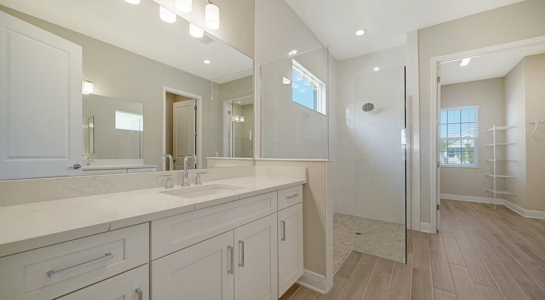 Furnished interior view inside a new home in Grand Palm, Venice (Image 17).