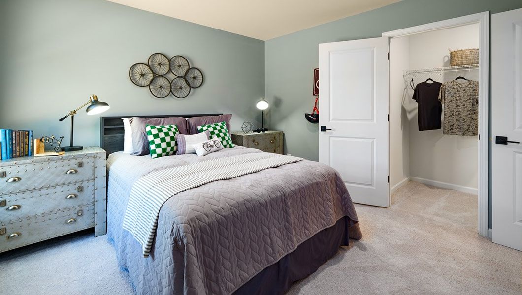 Furnished interior view inside a new home in Sylvan Creek, Denver (Image 33).
