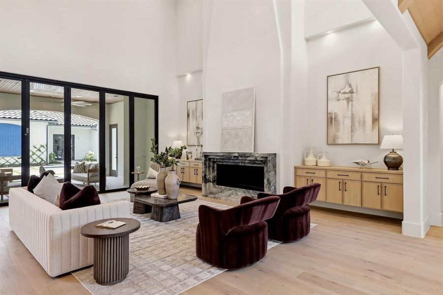 Furnished interior view inside a new home in , Dallas (Image 6).