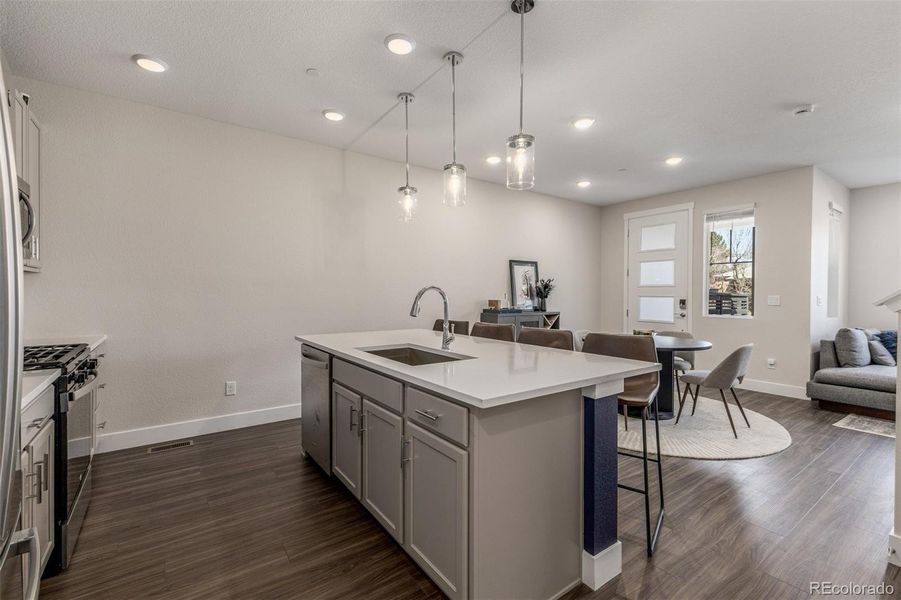 Furnished interior view inside a new home in , Denver (Image 15). Furnished interior view inside a new home in , Denver (Image 15).