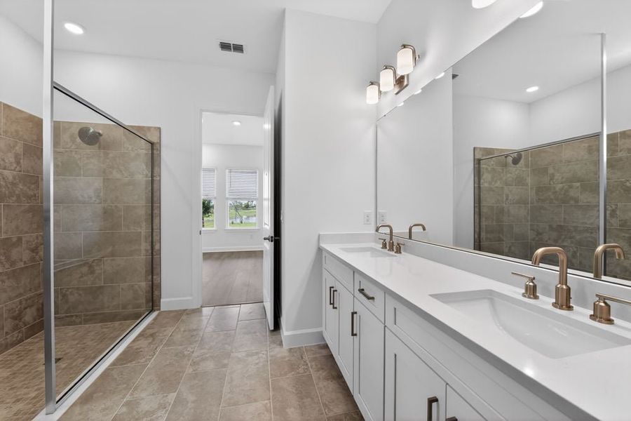Representative furnished interior of a home built from the Sereno by Taylor Morrison in Esplanade by the Islands, Naples (Image 7).