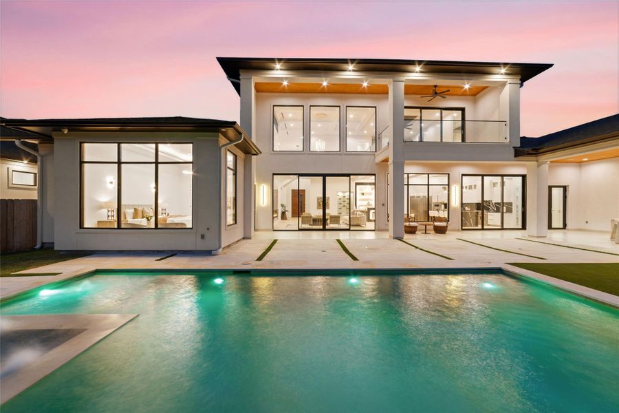 where lighting, water, and architecture...