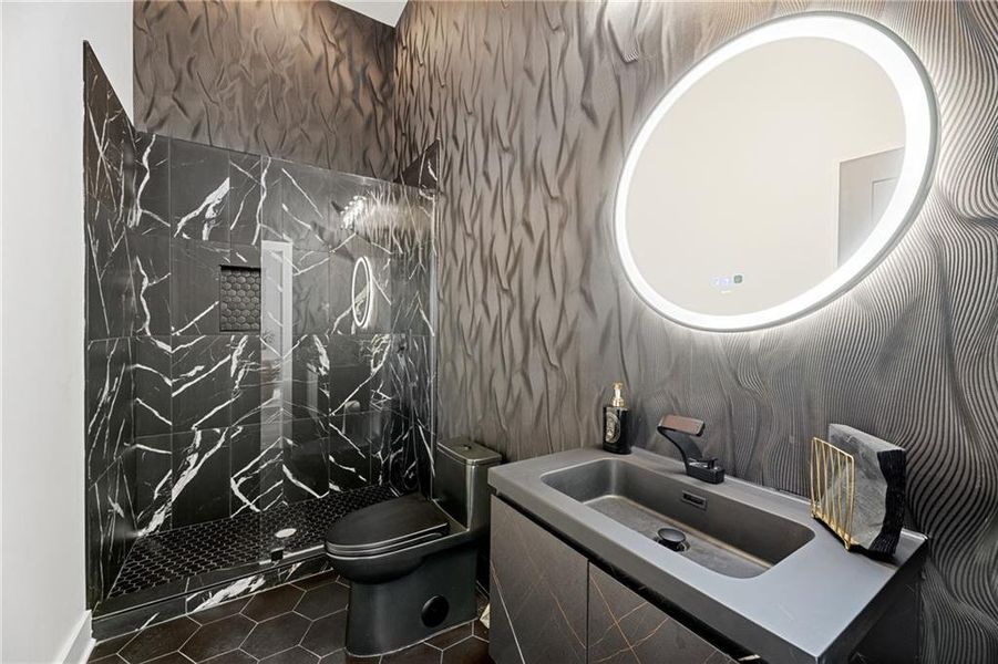 Furnished interior view inside a new home in , Atlanta (Image 14).