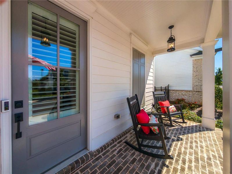 Exterior details and patio area of a home in Idylwilde, Canton (Image 29).
