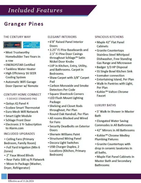 Image 6 of a home in Liberty Collection at Granger Pines.