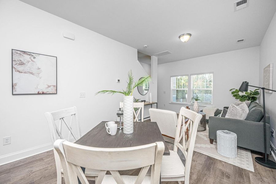 Furnished interior view inside a new home in , Charleston (Image 8).