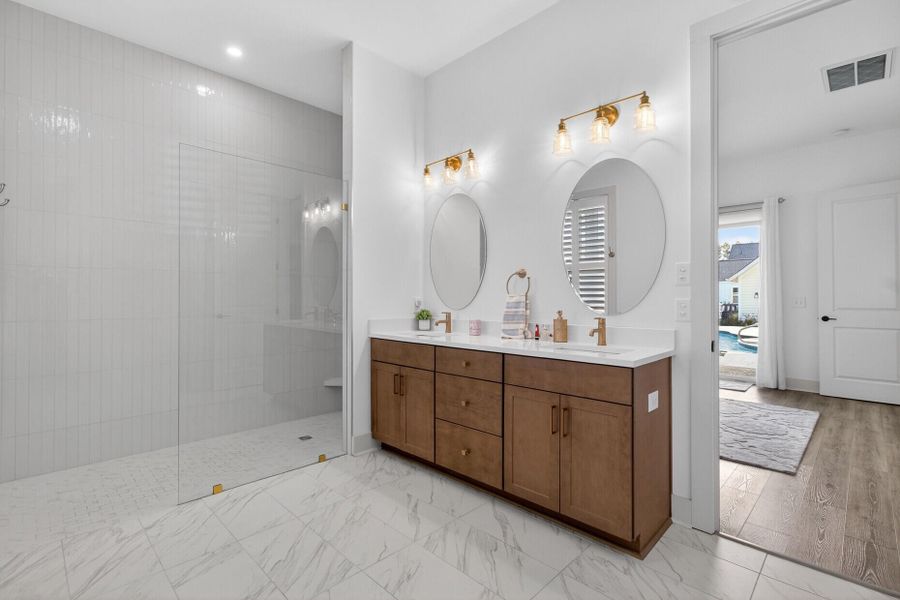 Furnished interior view inside a new home in The Domus Collection at Midtown Nexton, Summerville (Image 9). Furnished interior view inside a new home in The Domus Collection at Midtown Nexton, Summerville (Image 9).
