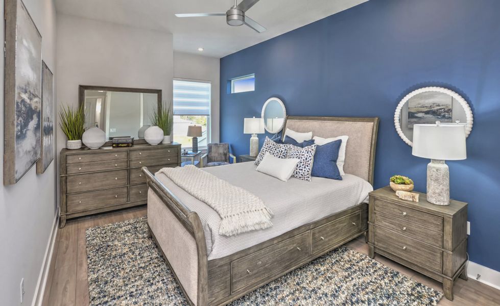 Furnished interior view inside a new home in Laureate Park, Orlando (Image 26).