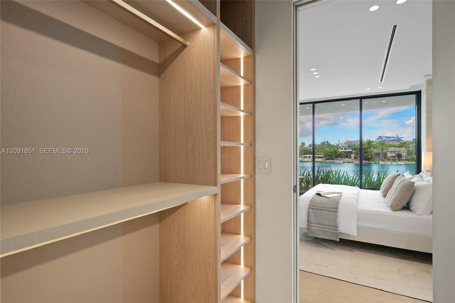 Furnished interior view inside a new home in , Miami Beach (Image 37). Furnished interior view inside a new home in , Miami Beach (Image 37).