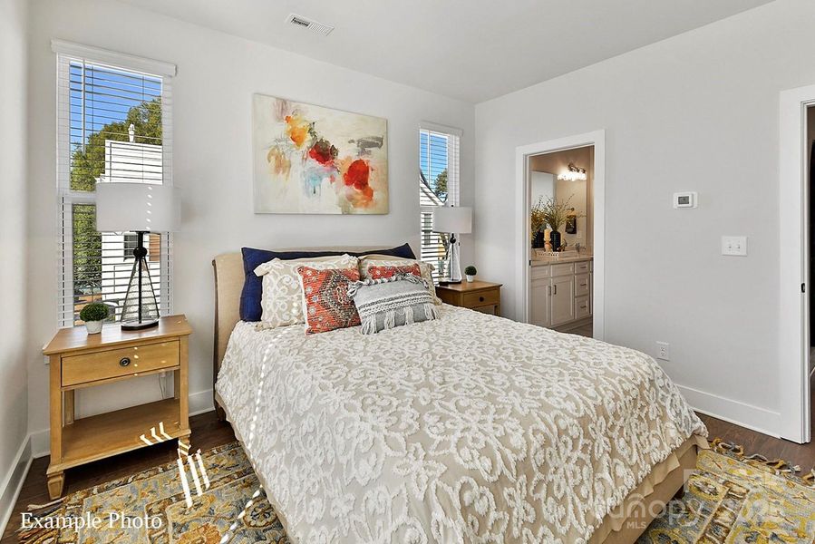 Furnished interior view inside a new home in LOSO Terraces, Charlotte (Image 8).