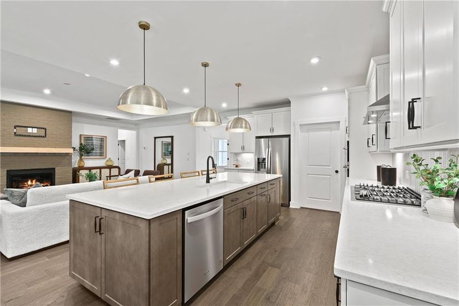 Furnished interior view inside a new home in Watermist at Mirror Lake, Villa Rica (Image 6).