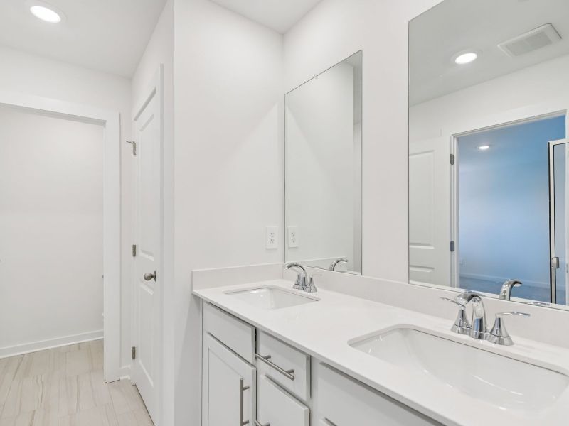 Furnished interior view inside a new home in Cedarcrest Townhomes, Fairview (Image 6).