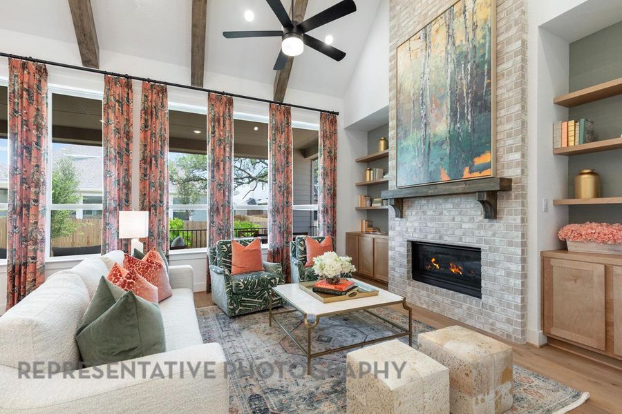 Furnished interior view inside a new home in Parten, Austin (Image 5).