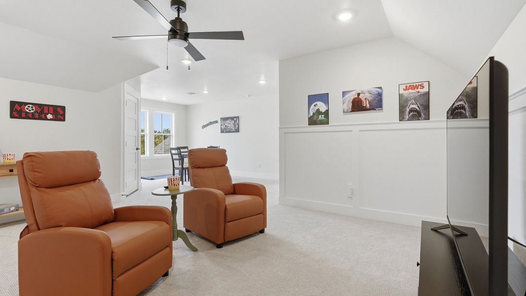 Furnished interior view inside a new home in Lakeside at Millican Reserve, College Station (Image 38).