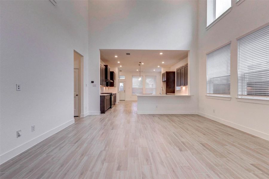Spacious, unfurnished interior of a new home in Bridgeland 45's, Cypress (Image 15).