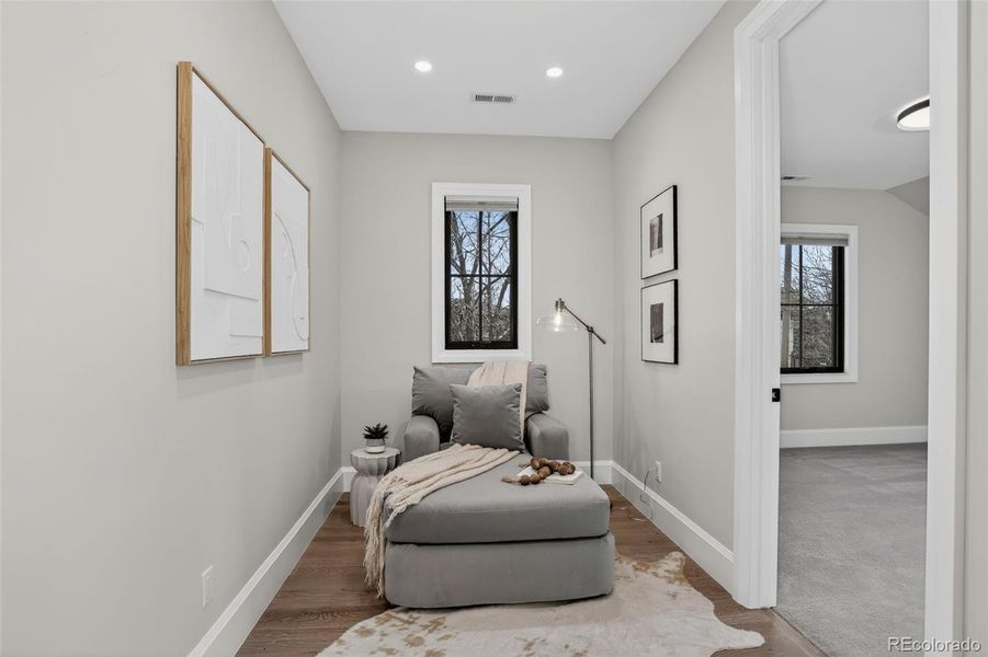 Reading Nook on Upper Floor