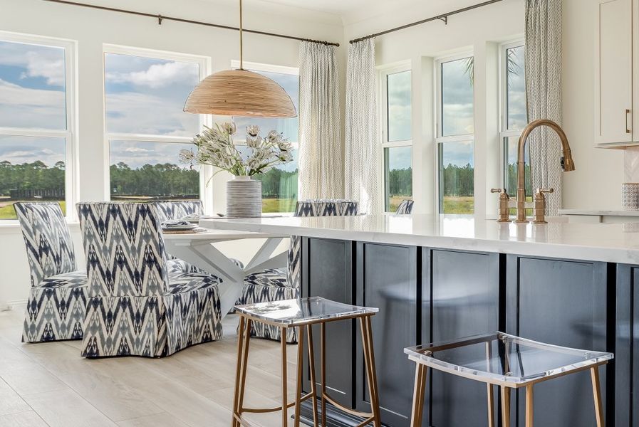 Representative furnished interior of a home built from the Ortega by Riverside Homes in Hidden Creek at SilverLeaf, St. Augustine (Image 52). Representative furnished interior of a home built from the Ortega by Riverside Homes in Hidden Creek at SilverLeaf, St. Augustine (Image 52).