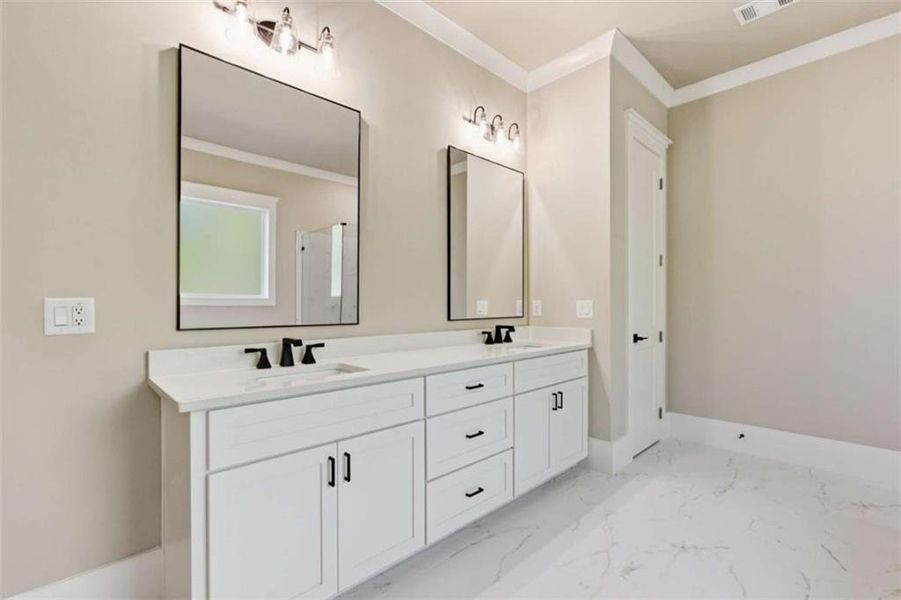 Furnished interior view inside a new home in , Clarkesville (Image 18).