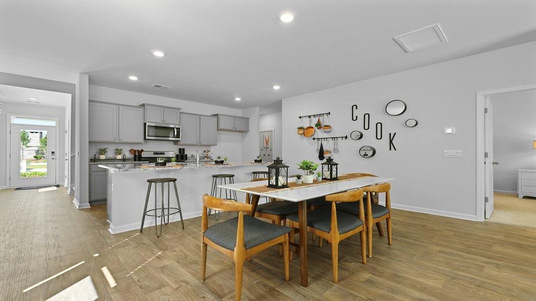 Furnished interior view inside a new home in Carolina Groves, Moncks Corner (Image 10).