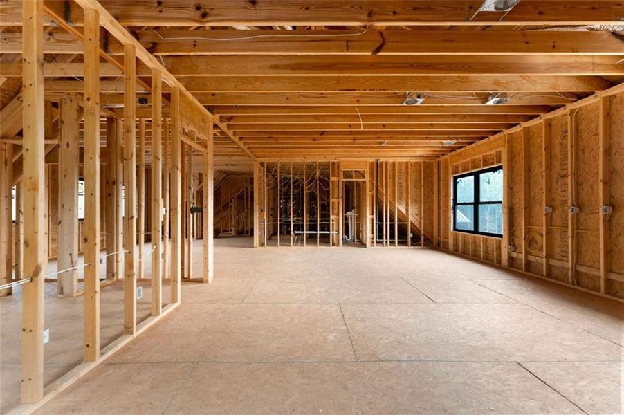 In-progress construction of a new home in , Kingston, GA (Image 30).