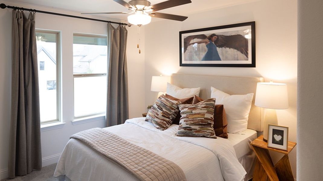Furnished interior view inside a new home in Cross Creek Meadows, Celina (Image 10).