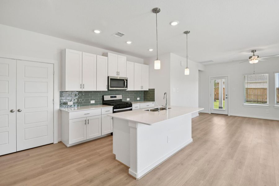 Photo is not of the actual home, but is an inspirational photo of builder’s model home and may depict options, furnishings, and/or decorator features that are not included