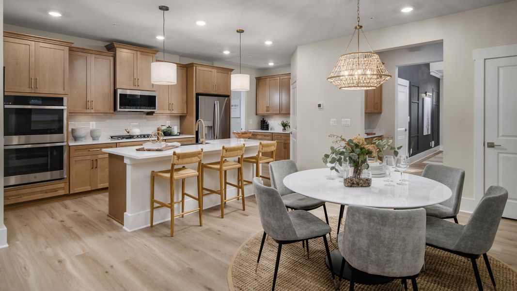 The Connect Plan by DRB Elevate in Brook Run, Fort Mill SC - Kitchen and cafe The Connect Plan by DRB Elevate in Brook Run, Fort Mill SC - Kitchen and cafe