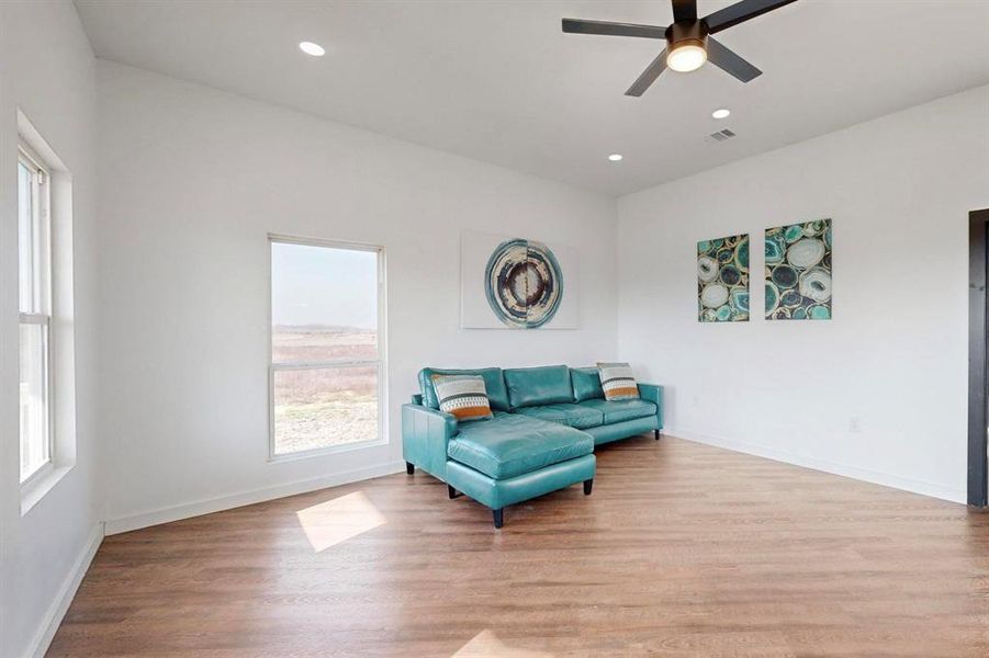 Furnished interior view inside a new home in , Abbott (Image 4). Furnished interior view inside a new home in , Abbott (Image 4).