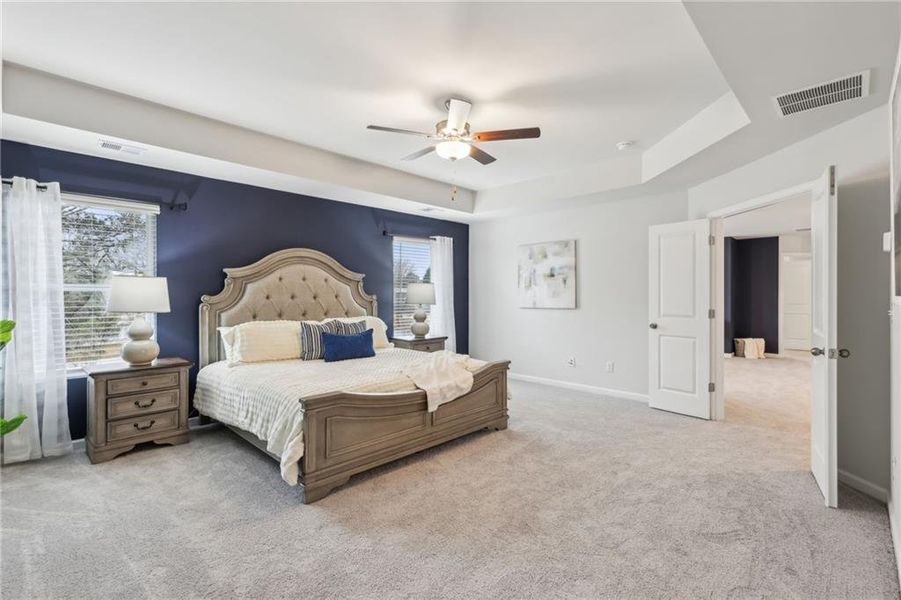 Furnished interior view inside a new home in Stephen's Landing, Loganville (Image 56).