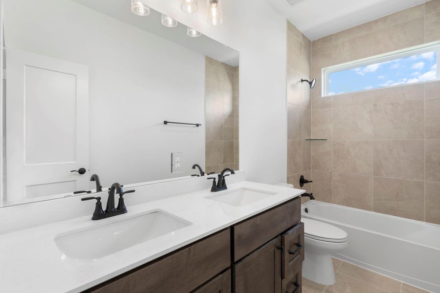 Furnished interior view inside a new home in Riceland, Mont Belvieu (Image 10).