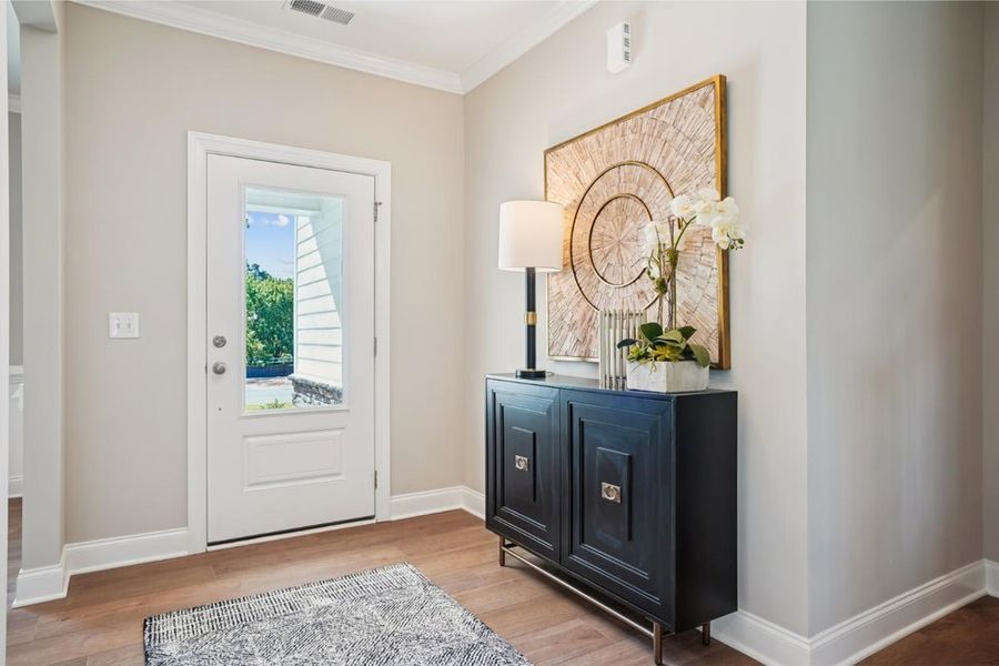 Representative furnished interior of a home built from the Fontana by Caruso Homes in Sauls Landing, Zebulon (Image 5). Representative furnished interior of a home built from the Fontana by Caruso Homes in Sauls Landing, Zebulon (Image 5).