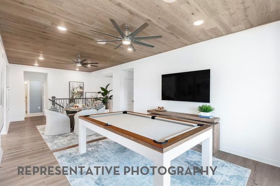 Furnished interior view inside a new home in Furst Ranch, Flower Mound (Image 4).