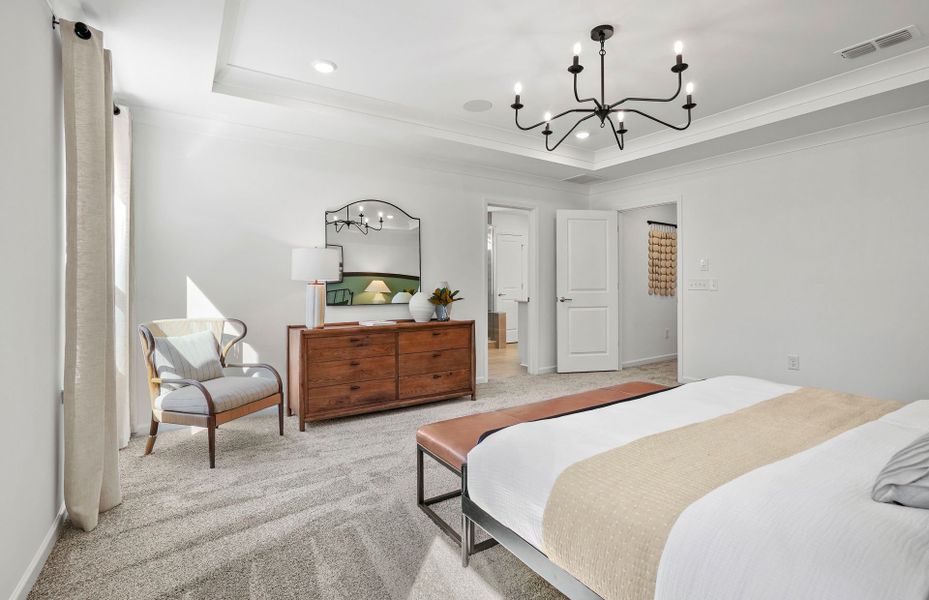 Furnished interior view inside a new home in Riverstone, Monroe (Image 34).