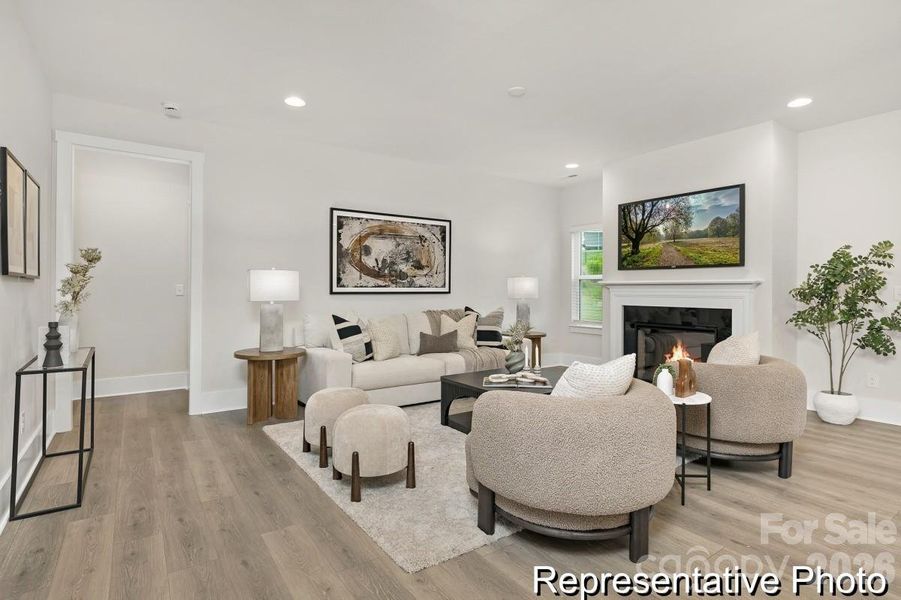 Furnished interior view inside a new home in Tillery Tradition, Mount Gilead (Image 16).