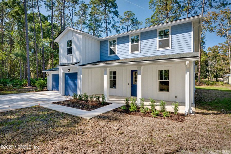 Front exterior of a new home in , Green Cove Springs, FL, highlighting curb appeal (Image 25). Front exterior of a new home in , Green Cove Springs, FL, highlighting curb appeal (Image 25).