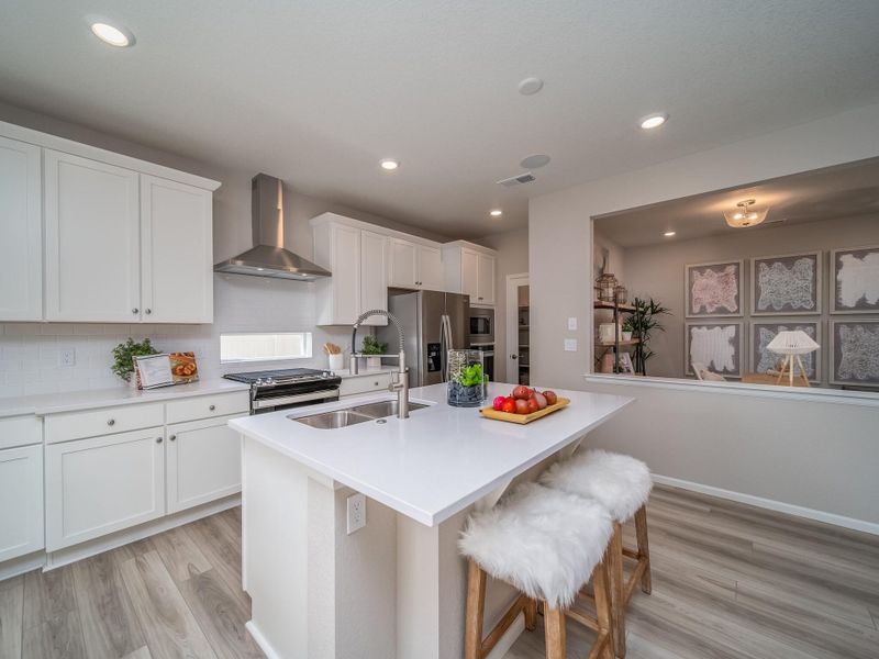 Furnished interior view inside a new home in The Reserve at Green Valley Ranch, Aurora (Image 4).