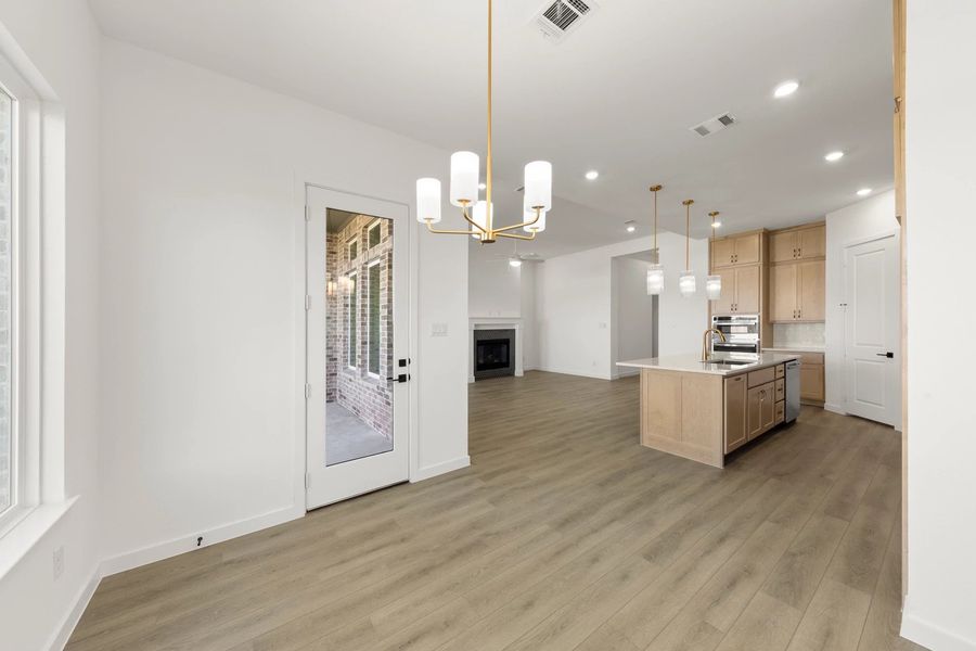 Open Kitchen-Living-Dining Room Open Kitchen-Living-Dining Room