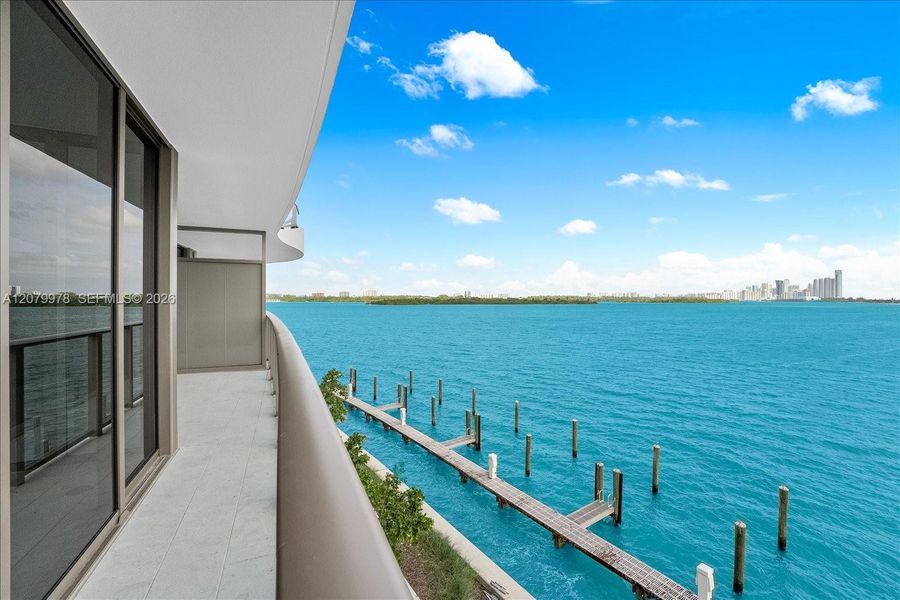 Exterior details and patio area of a home in Onda, Bay Harbor Islands (Image 1). Exterior details and patio area of a home in Onda, Bay Harbor Islands (Image 1).