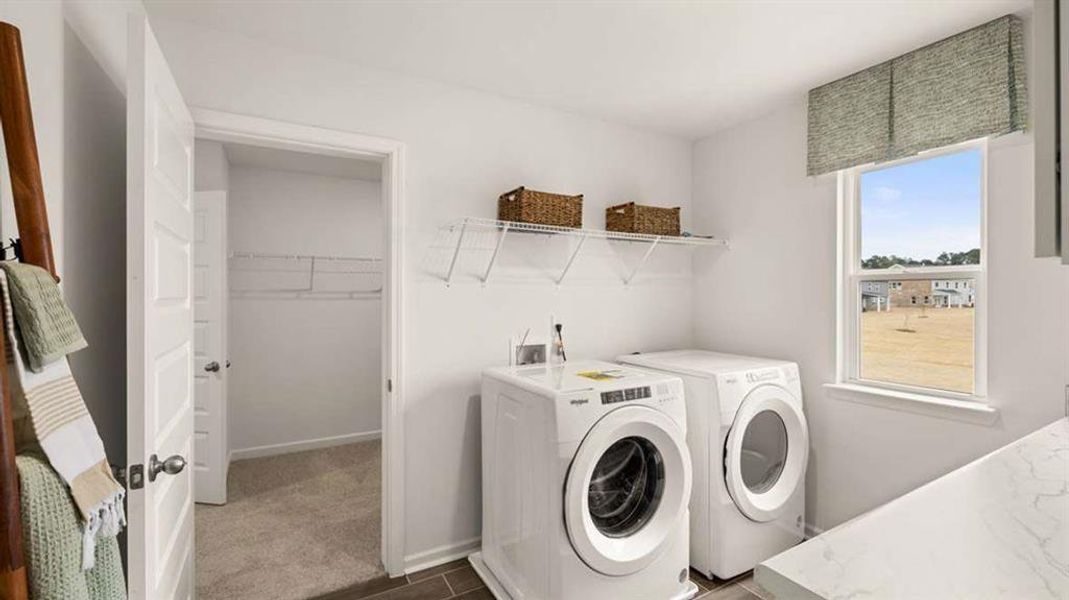 Furnished interior view inside a new home in Heritage Pointe, Senoia (Image 23).
