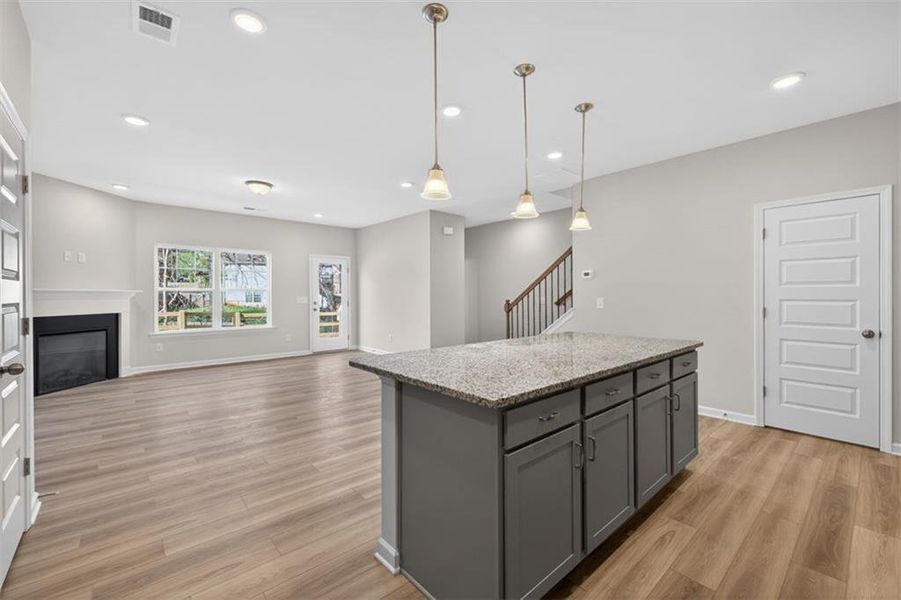 Furnished interior view inside a new home in Jameson Towns, Villa Rica (Image 8).