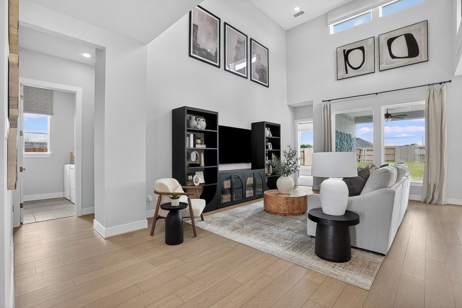 Representative furnished interior of a home built from the Paige by Taylor Morrison in Blue Creek Trails, Richmond (Image 13).