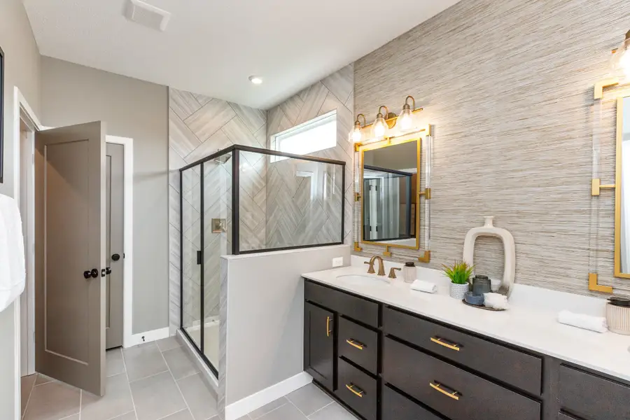 Representative furnished interior of a home built from the Wilmington by Fischer Homes in Easton Park, Dallas (Image 41).