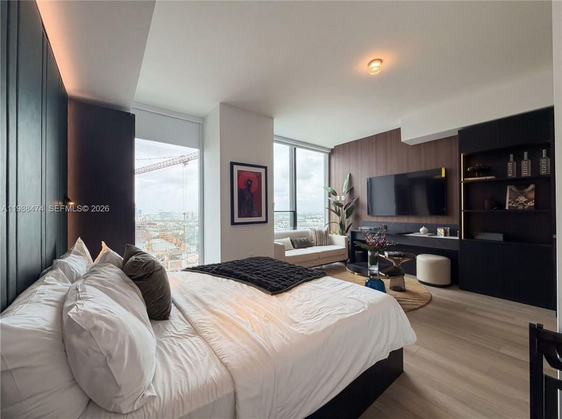 Furnished interior view inside a new home in , Miami (Image 4).