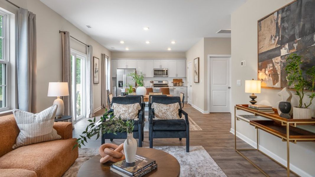 Furnished interior view inside a new home in The Preserve at Kinsley, Jamestown (Image 11).
