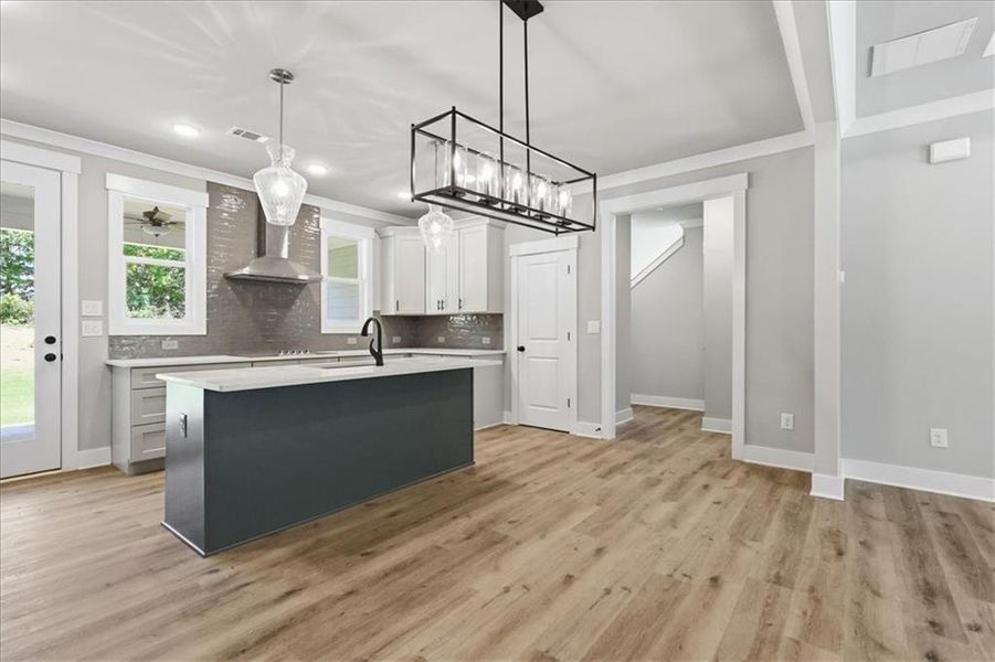 Furnished interior view inside a new home in , Statham (Image 5).