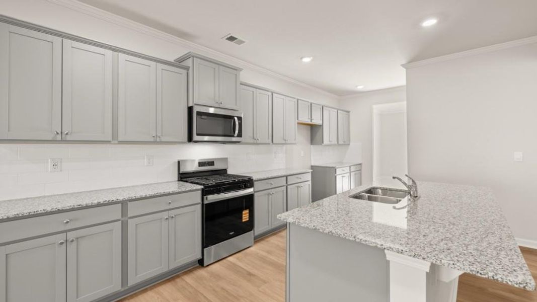 Furnished interior view inside a new home in South Wind, Union City (Image 4).