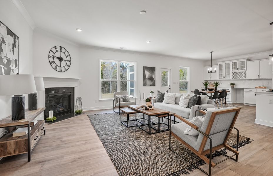 Representative furnished interior of a home built from the Amberwood by Pulte Homes in Parkside Crossing, Charlotte (Image 34).