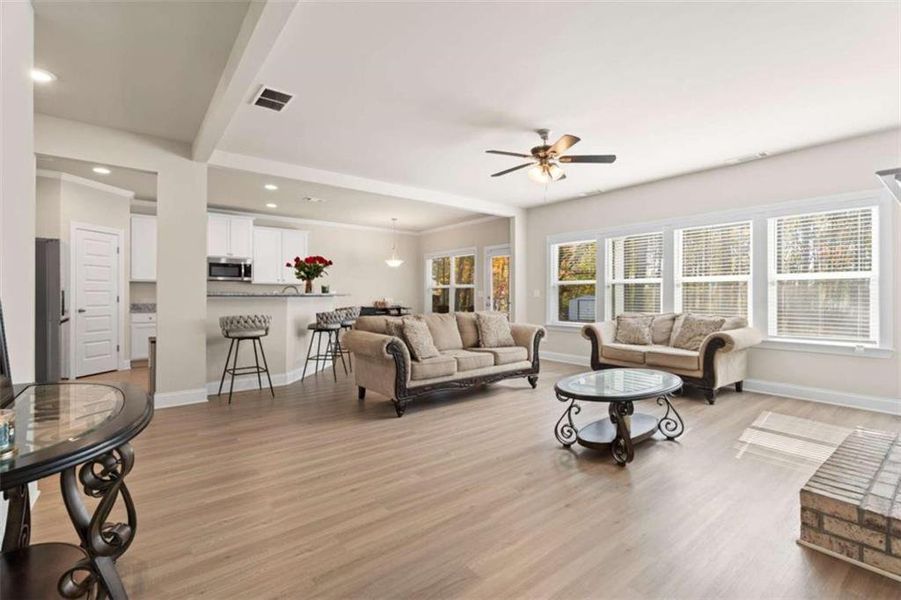 Furnished interior view inside a new home in , McDonough (Image 15).