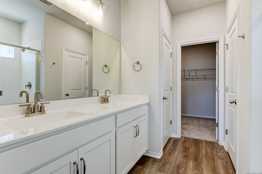 Furnished interior view inside a new home in Hennersby Hollow, San Antonio (Image 9).