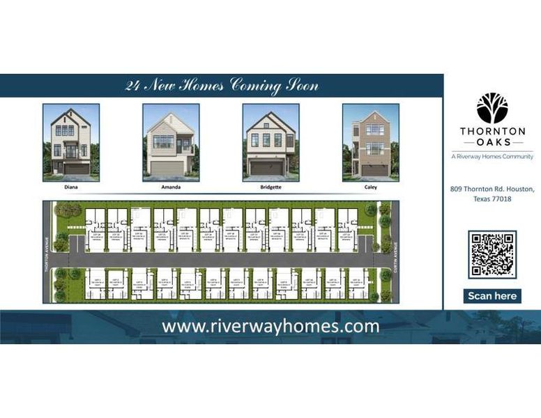 24 home gated community in Oak Forest/Garden Oaks.